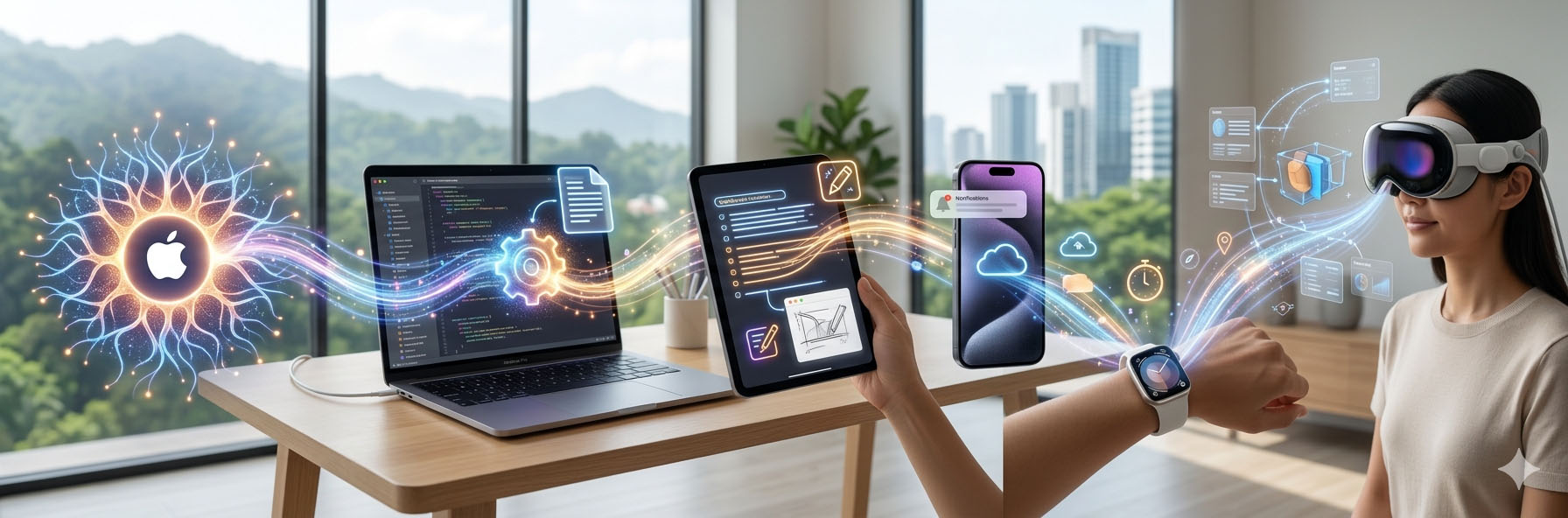 Apple Intelligence di semua perangkat Apple - iPhone iPad Mac Watch Vision Pro
