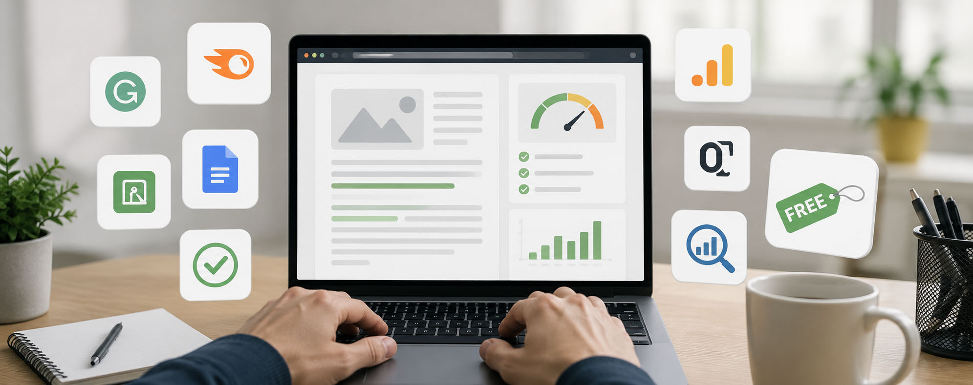 tools seo writing gratis google analytics search console untuk content writer pemula
